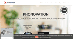 Desktop Screenshot of phonovation.com